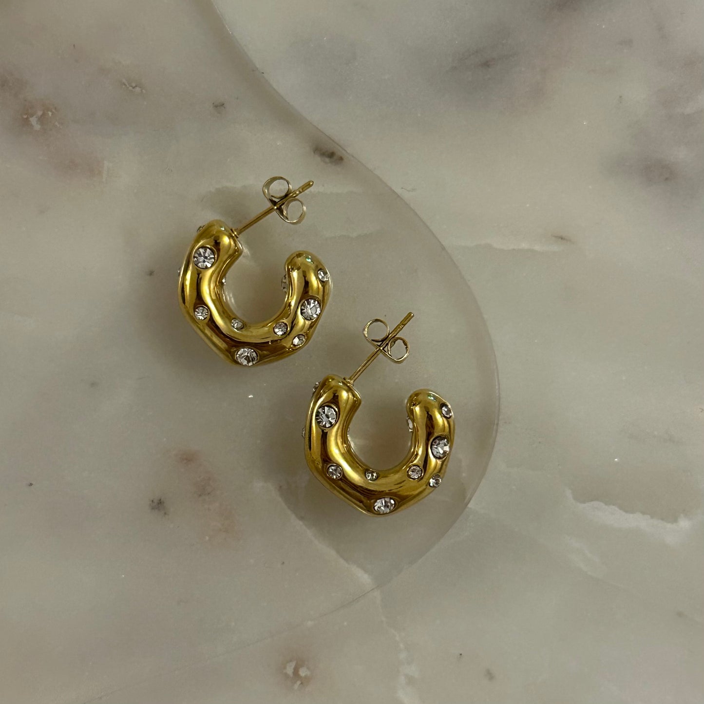 Earrings Chunky | 18K Gold plated